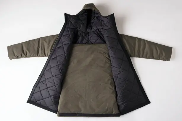 EMPWR Coat : Water-Resistant Jacket and Sleeping Bag in One