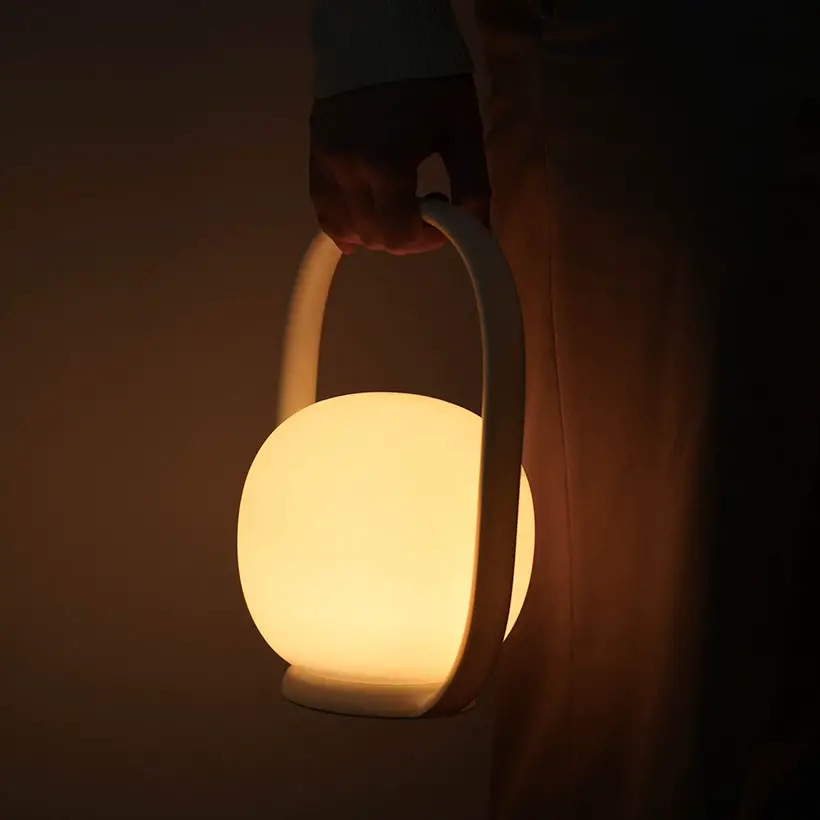 En Haut Portable Lamp by Leemok Design Studio