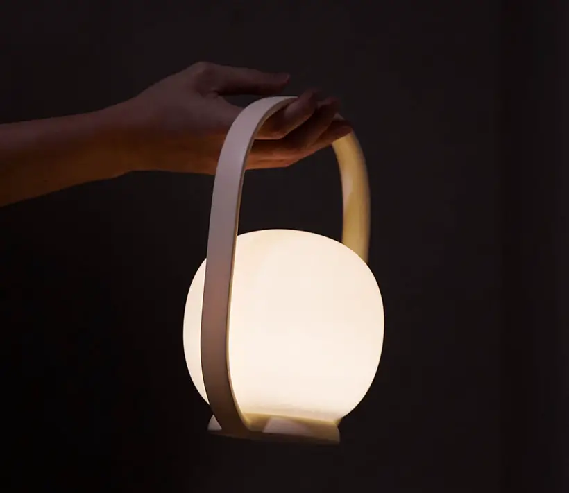 En Haut Portable Lamp by Leemok Design Studio