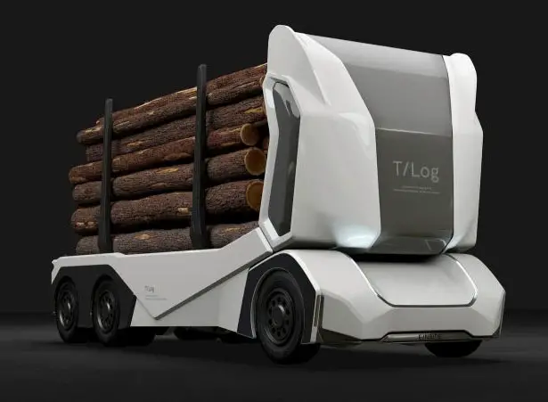 Enride T-log: Autonomous Electric Truck Designed Specially to Carry Logs