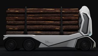Enride T-log: Autonomous Electric Truck Designed Specially to Carry Logs