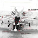 Futuristic eQO Limo Multipurpose Electric Aircraft by Oscar Viñals