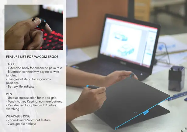 Ergos Concept Sketching Tablet Redesign