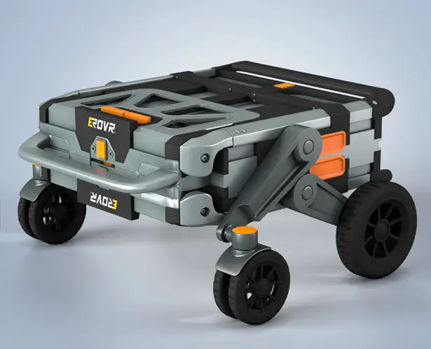 Erovr Multi-Purpose Folding Cart Wagon System by Elvis Henao