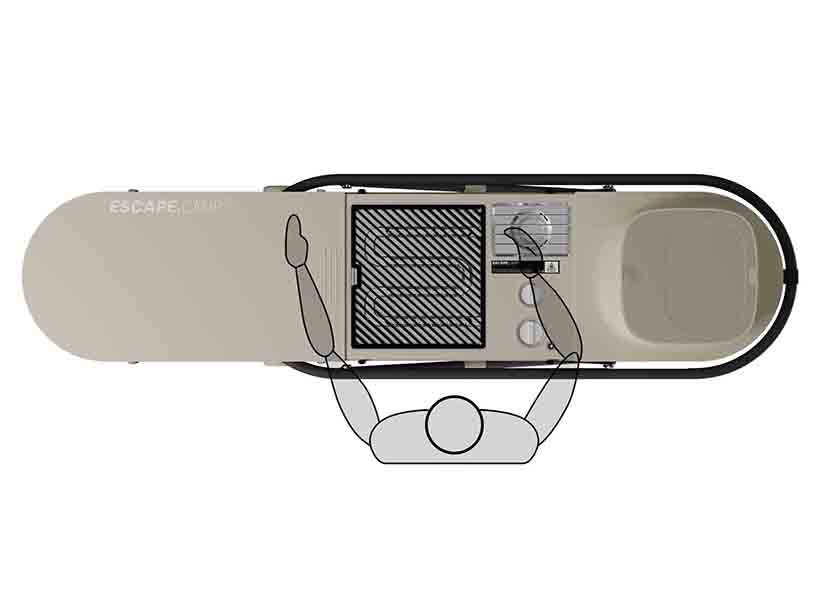 Escape Camping Kitchen System by Xun Peng