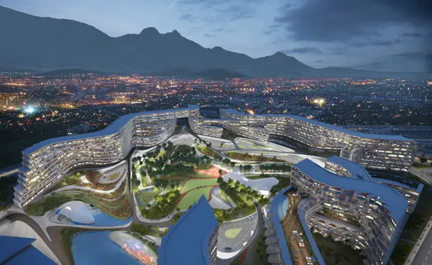 Esfera City Center by Zaha Hadid Architects