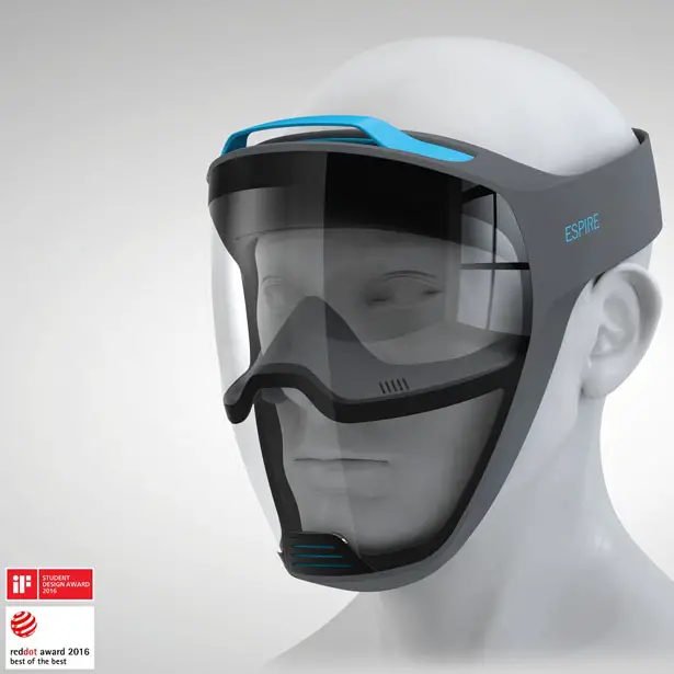 Espire Full Face Respirator by Carlos Schreib