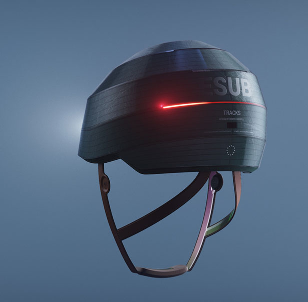 ESUB Tracks Helmet - Smart Urban Bicycle Helmet