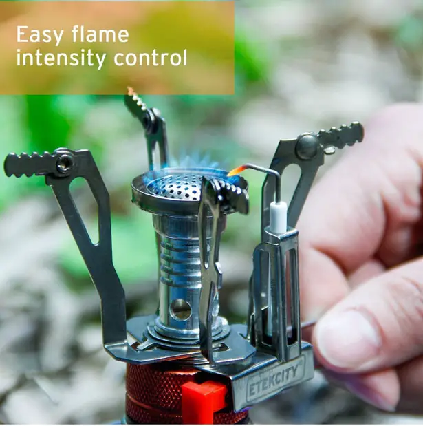 Etekcity Ultralight Portable Outdoor Backpacking Camping Stove with Piezo Ignition