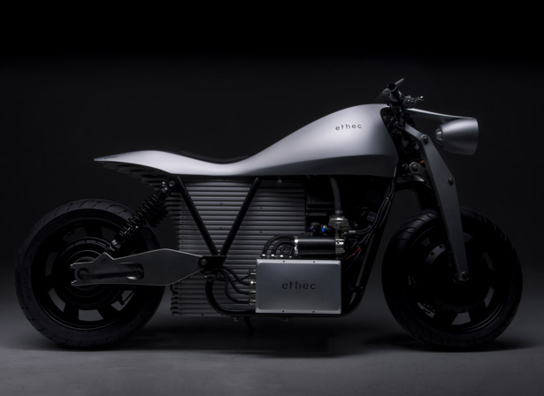 Ethec Electric Motorcyle Features Monobody Design