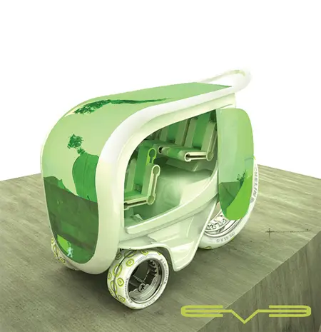 eve futuristic personal vehicle