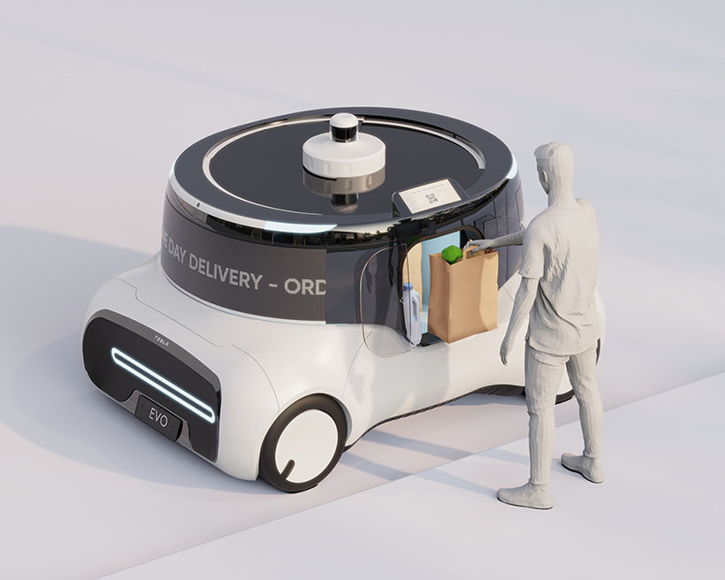EVO - Autonomous Delivery Vehicle by Mostafa Marzouk