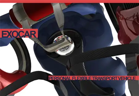 exocar personal flexible transport vehicle