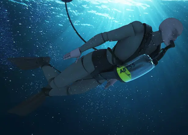 Exolung Underwater Breathing Device by Jörg Tragatschnig