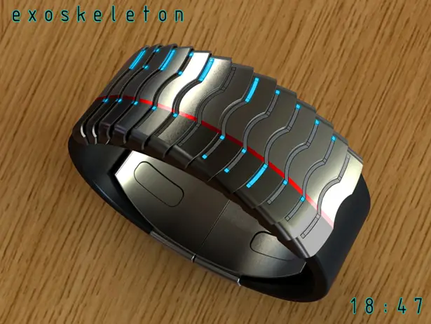 Exoskeleton Watch Was Inspired by Armors and Skeletons Characteristics