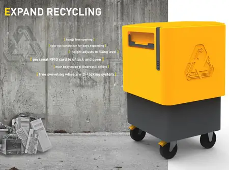 expand recycling bin