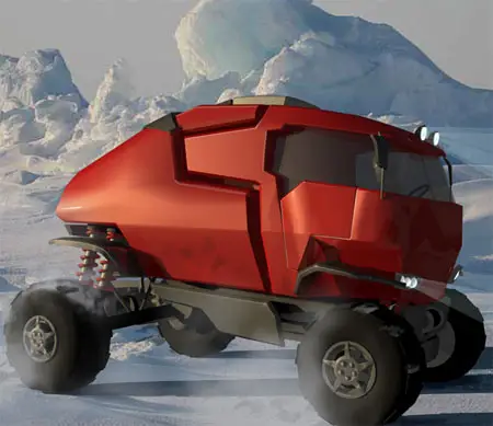 Expedition Truck Makes It Possible To Explore Polar Areas With Efficiency And Comfort