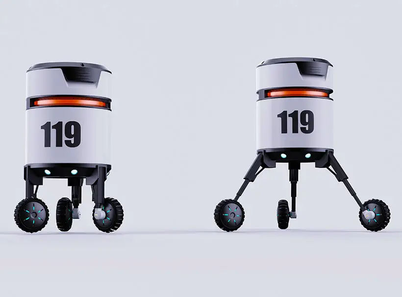 Explorer Deep Well Rescue Robot by Califor Design Co.