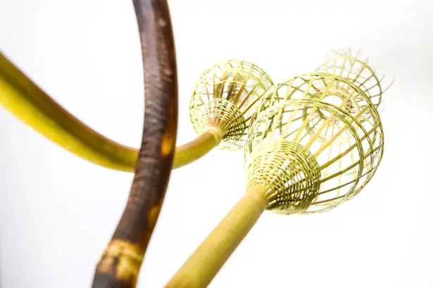 Explosive Bamboo Installations by Hongtao Zhou