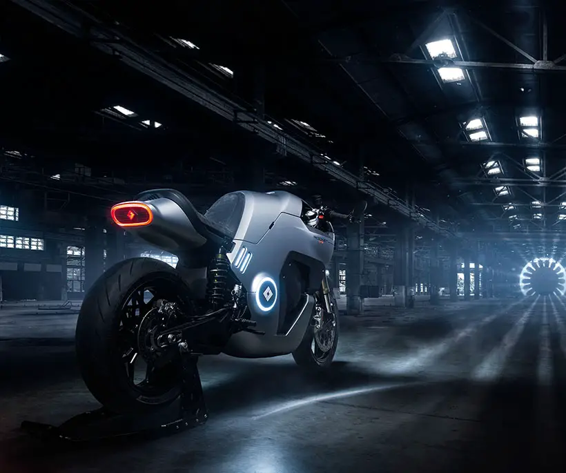 Eyelights Rocket One Motorcycle by Alan Derosier and Clara Rotsaert