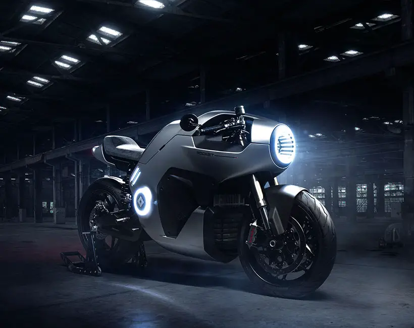 Eyelights Rocket One Motorcycle by Alan Derosier and Clara Rotsaert