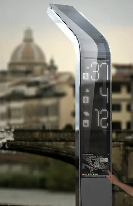 eyestop italy futuristic bus stop