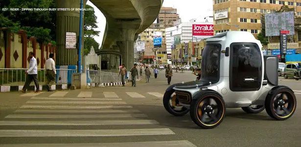 EZY Rider : Personal Vehicle for India’s Urban Traffic Condition