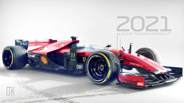 F1 2021 Race Car Concept by Olcay Tuncay Karabulut