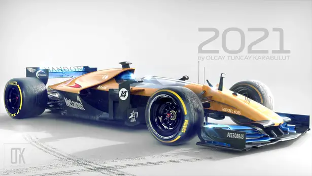 F1 2021 Race Car Concept by Olcay Tuncay Karabulut