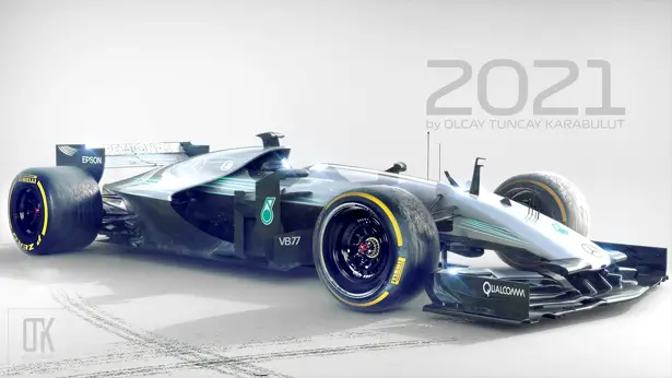 F1 2021 Race Car Concept by Olcay Tuncay Karabulut