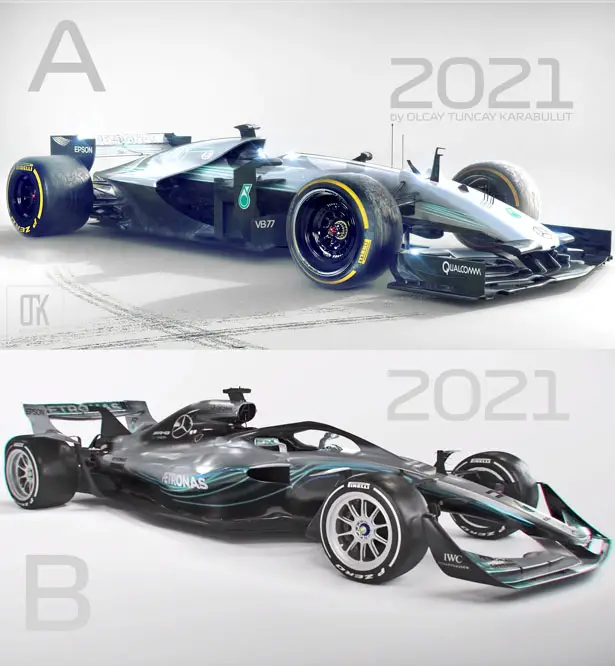 F1 2021 Race Car Concept by Olcay Tuncay Karabulut