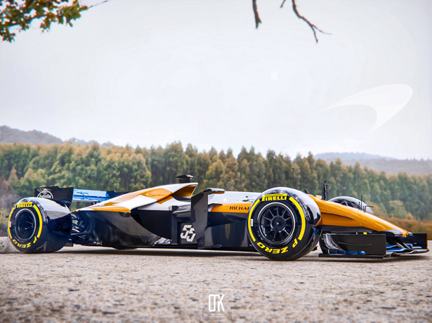 F1 Net Zero Carbon - Formula One 2030 Race Car Concept Series by Olcay Tuncay Karabulut
