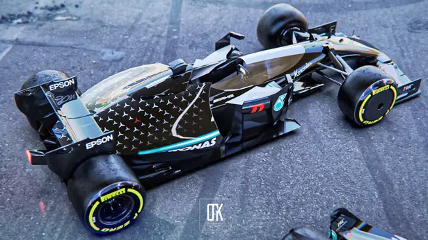 F1 Net Zero Carbon - Formula One 2030 Race Car Concept Series by Olcay Tuncay Karabulut