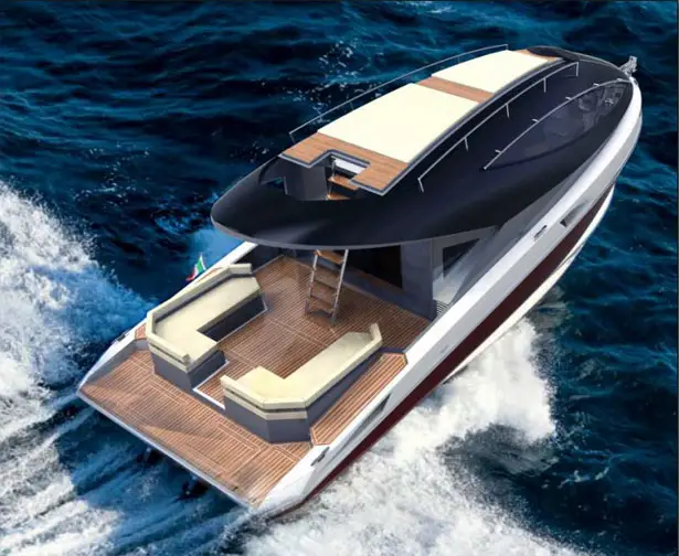 F33 Spaziale Yacht by Lazzarini Design Studio