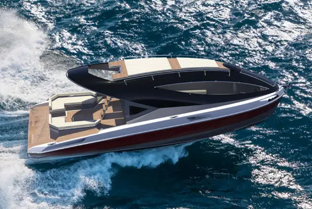 F33 Spaziale Yacht by Lazzarini Design Studio