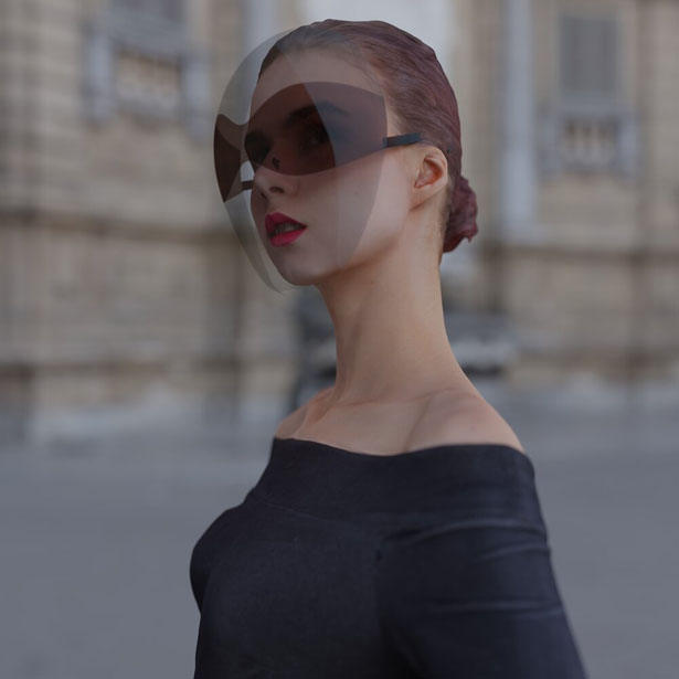 Face Shield as Fashion Accessory by Joe Doucet