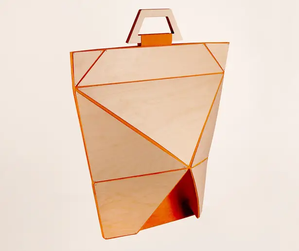 Facet Origami Bag by Yingxi Zhou