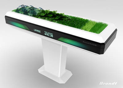 green technology future kitchen, the aion