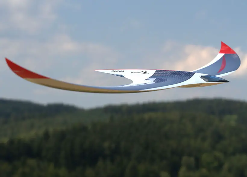 FALCON SOLAR Aircraft Concept by Laszlo Nemeth of Lasky Design