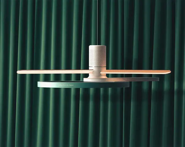 Fan Tone Ceiling Fan & Air Cleaner in One by Hyojeong Lee