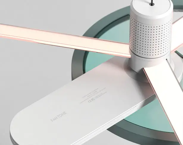 Fan Tone Ceiling Fan & Air Cleaner in One by Hyojeong Lee