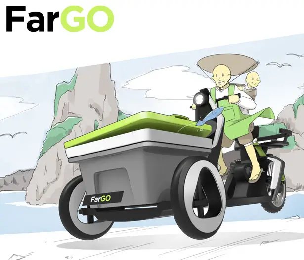 FarGo Upcycled Power-Assist Bicycle for The Southeast Asian Region by YoungJae Kim and Dinesh Raman