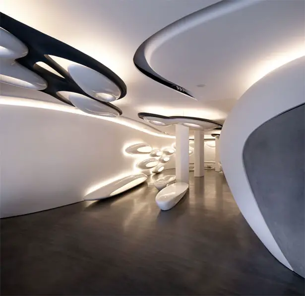 roca london gallery by zaha hadid architects