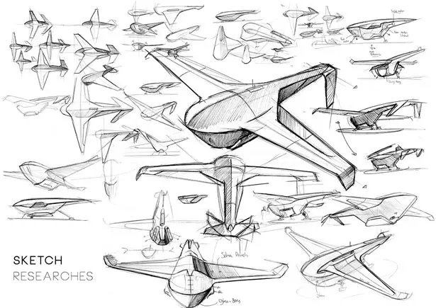 FedEx Autonomous Cargo Drone Concept by Raphael Doukhan