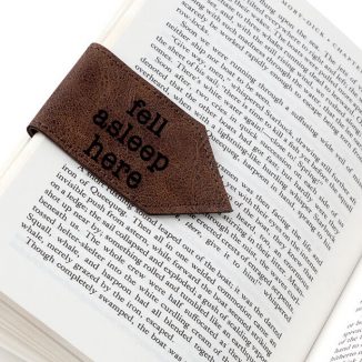 Stylish “Fell Asleep Here” Magnetic Bookmark for Bookworms