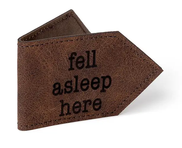 Fell Asleep Here Magnetic Bookmark