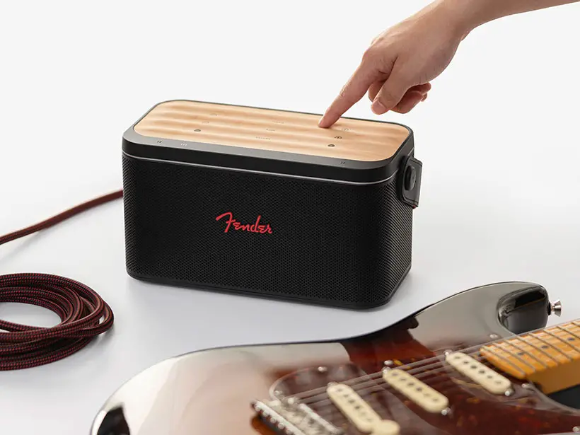 Fender Riff 2-in-1 Bluetooth Speaker and Amplifier by Ponti Design Studio