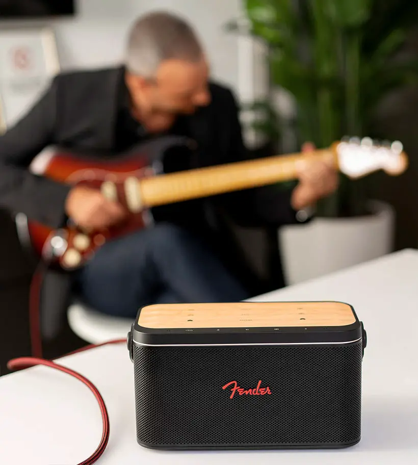 Fender Riff 2-in-1 Bluetooth Speaker and Amplifier by Ponti Design Studio