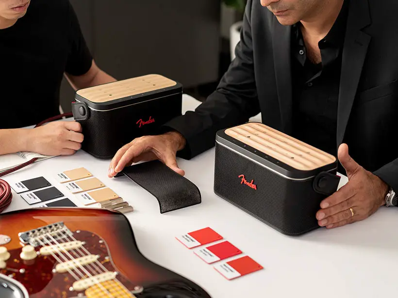 Fender Riff 2-in-1 Bluetooth Speaker and Amplifier by Ponti Design Studio