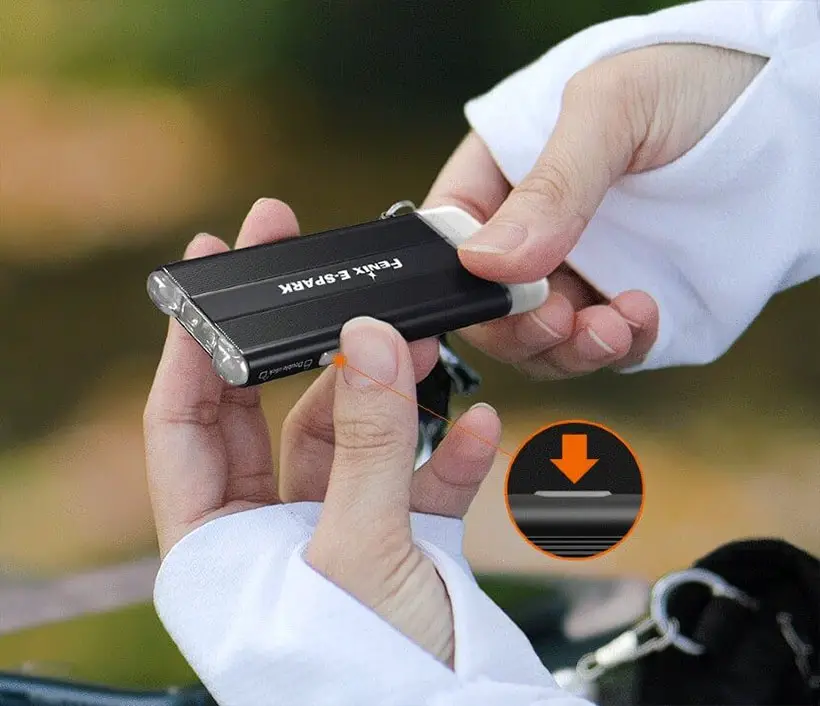 Fenix E-SPARK Ultra-Thin Powerbank Flashlight